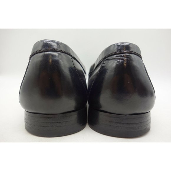 Cole Haan Black Leather Slip On Tassel Loafers Shoes Men\'s 12 D main image 7